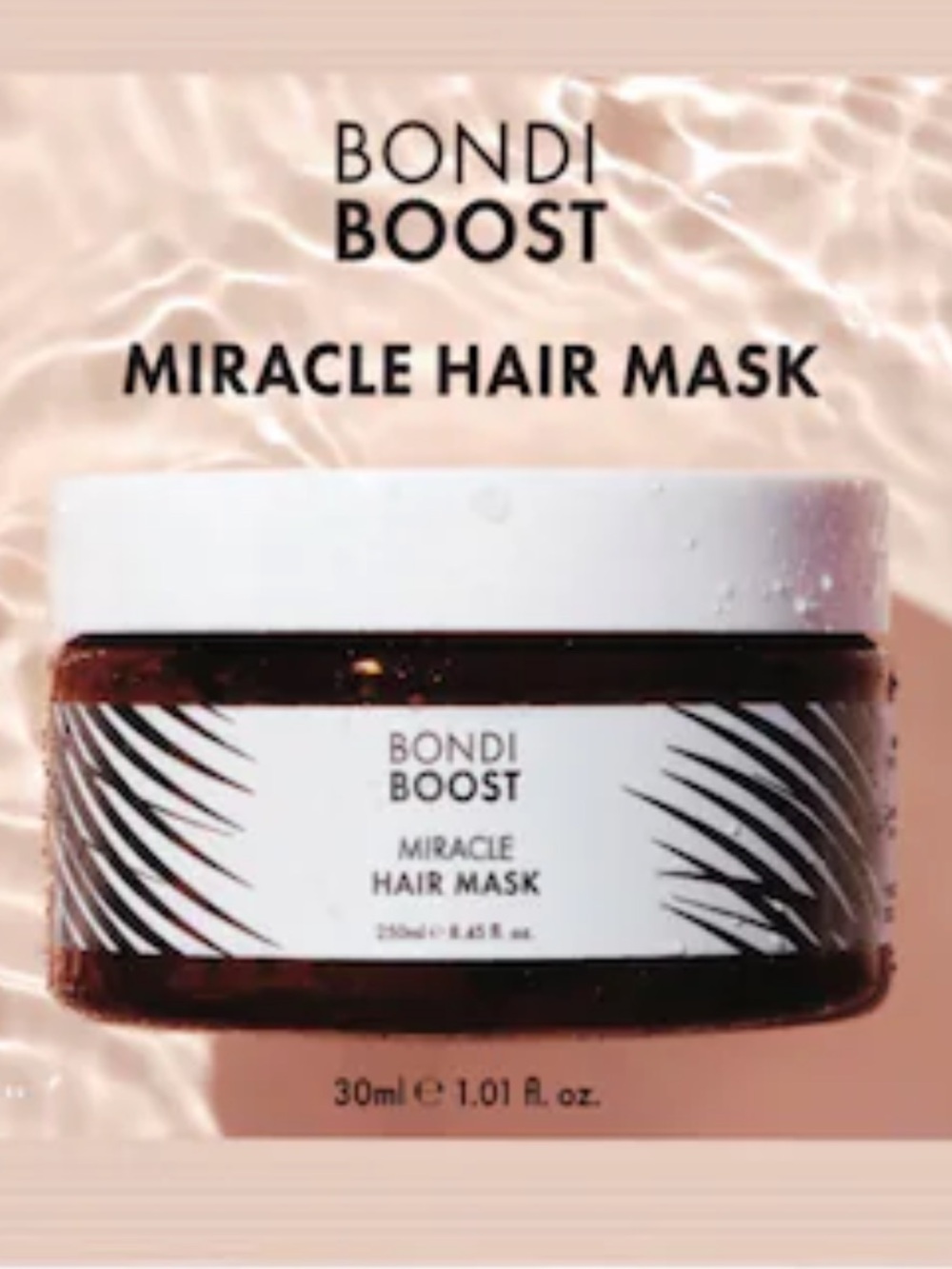Bondi Boost Miracle Hair Masque salon level deep conditioning + smells amazing!